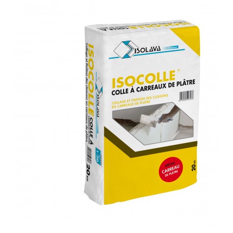 ISOCOLLE - COLLE À CARREAUX DE PLÂTRE