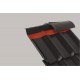 Closoir de ventilation souple DELTA-ECO ROLL 380 mm rouge 5 m