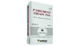 Parement grain fin