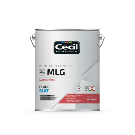 BLANC FINITION LAQUE GLYCERO MAT - PE MLG 5L