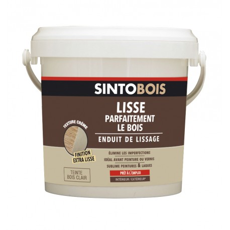 ENDUIT DE LISSAGE BOIS CLAIR SEAU 1 KG