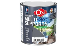 Peinture Multi-supports TOP3+ Gris anthracite 0.5 L