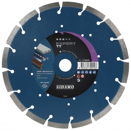 DISQUE DIAMANT EXPERT TT D. 230 x 22,23 x H 10