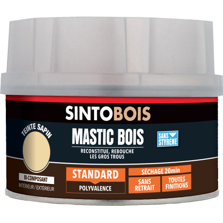 MASTIC BOIS STANDARD SAPIN Boîte 190 g