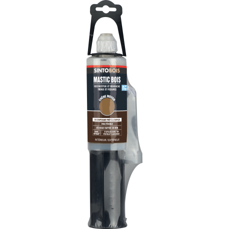 MASTIC DE RÉPARATION BOIS EN CARTOUCHE 150 ml Chêne moyen