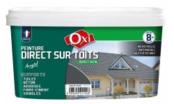 Peinture direct sur toits Acrytol Ardoise foncé 2.5 L