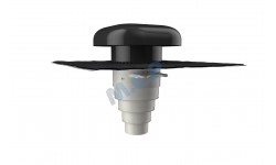 Chapeau de ventilation clipsable Ø160mm couleur Anthracite