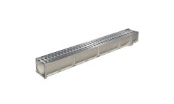 CANIVEAU MEAGARD 100 + GRILLE PASSERELLE ACIER GALVA A15 50cm