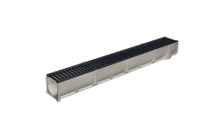 CANIVEAU MEAGARD 100 + GRILLE PASSERELLE FONTE B125 50cm