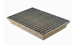 Paillasson encastrable MEARIN 750 x 500 + Grille métal déployé