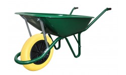 BROUETTE POLYVALENTE VERTE 100L - ROUE SOUPLE INCREVABLE