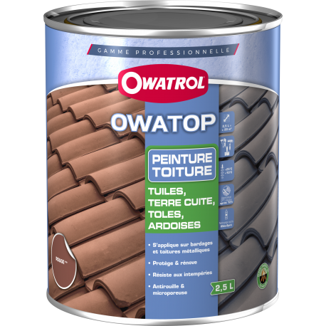 OWATOP PEINTURE TOITURE ARDOISE (10L)