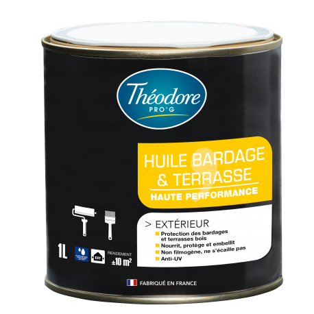 Huile bardage & terrasse - 4 teintes - 1L