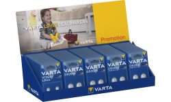 Meuble de comptoir VARTA 100 blisters piles miniatures