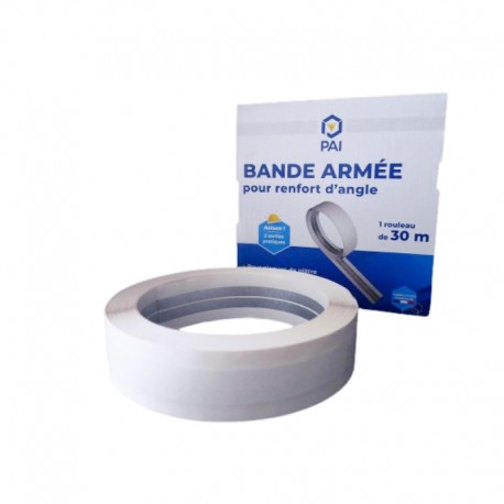 BANDE ARMÉE RENFORT D’ANGLE DE LONGUEUR 30 M