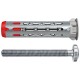 Cheville bi-matière DuoHM 5x55 avec vis TX /Boite de 25