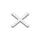 CROISILLONS CLASSIQUES EN X - 3 MM - 250 PCS