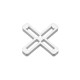 CROISILLONS CLASSIQUES EN X - 5 MM - 500 PCS