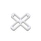 CROISILLONS CLASSIQUES EN X - 6 MM - 200 PCS