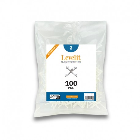 CROISILLONS RÉCUPÉRABLES EN X - 2 MM - 100 PCS