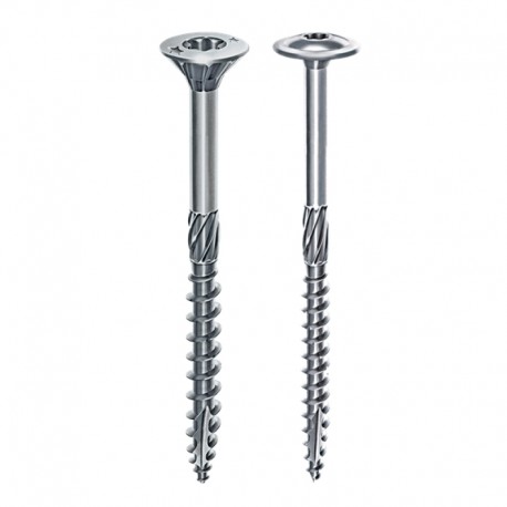 ROCKET CHARPENTE TÊTE FRAISÉE ET TÊTE PLATE LARGE ACIER ZINGUÉ EMPREINTE ÉTOILE