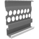 Profilé de soubassement perforé en acier galvanisé avec jonc PVC