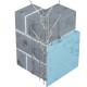 Profilé d'angle fils soudés en acier galvanisé sans jonc PVC