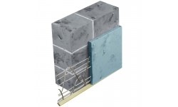 Profilé de soubassement fils soudés en acier galvanisé avec jonc PVC