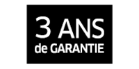 3 ans de garantie